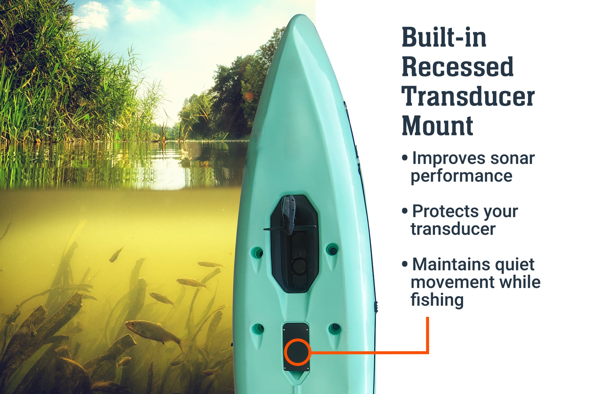 12.0 Pro Single Kayak with motor, transducer - Brooklyn Kayak Company