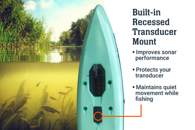 12.0 Pro Single Kayak with motor, transducer - Brooklyn Kayak Company
