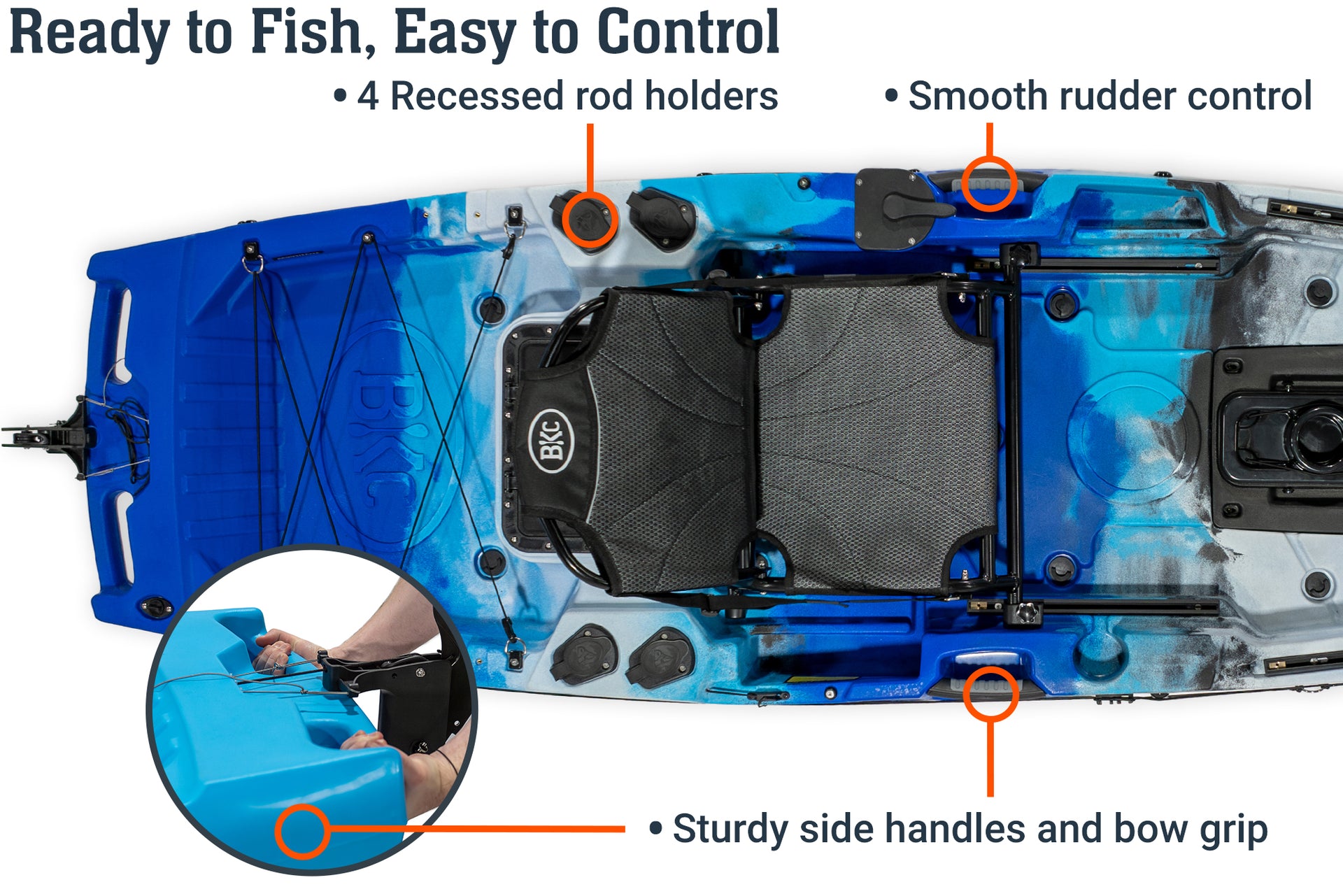 10.5 Pro Single Pedal Kayak, fishing - Brooklyn Kayak Company