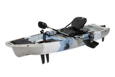 Brooklyn 10.5 Pro Single Pedal Kayak. gray camo - Brooklyn Kayak Company
