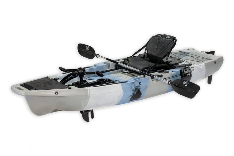 Brooklyn 10.5 Pro Single Pedal Kayak (PK11), gray camo - Brooklyn Kayak Company