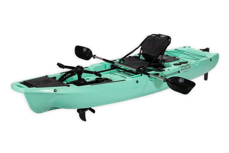 Brooklyn 10.5 Pro Single Pedal Kayak (PK11), teal - Brooklyn Kayak Company