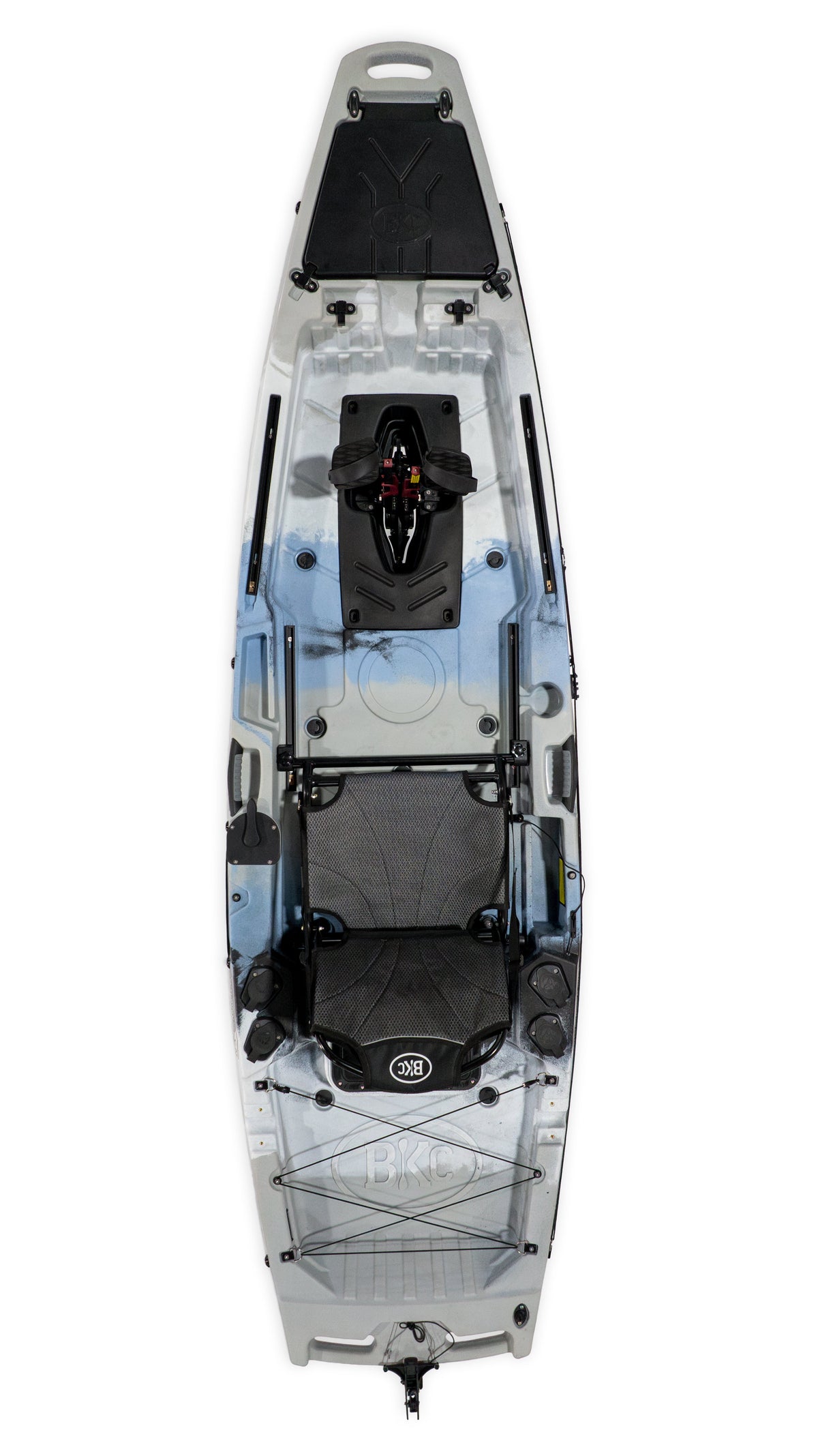 Brooklyn 10.5 Pro Single Flipper Pedal Kayak in Storm Surge Gray