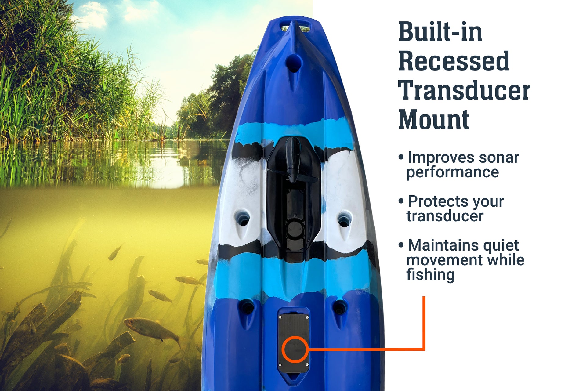 14.0 Pro Tandem Kayak with motor, transducer - Brooklyn Kayak Company