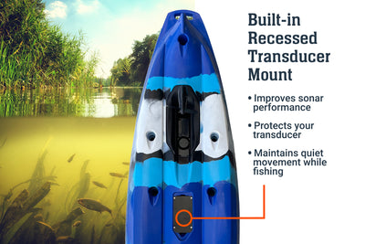 14.0 Pro Tandem Kayak with motor, transducer - Brooklyn Kayak Company