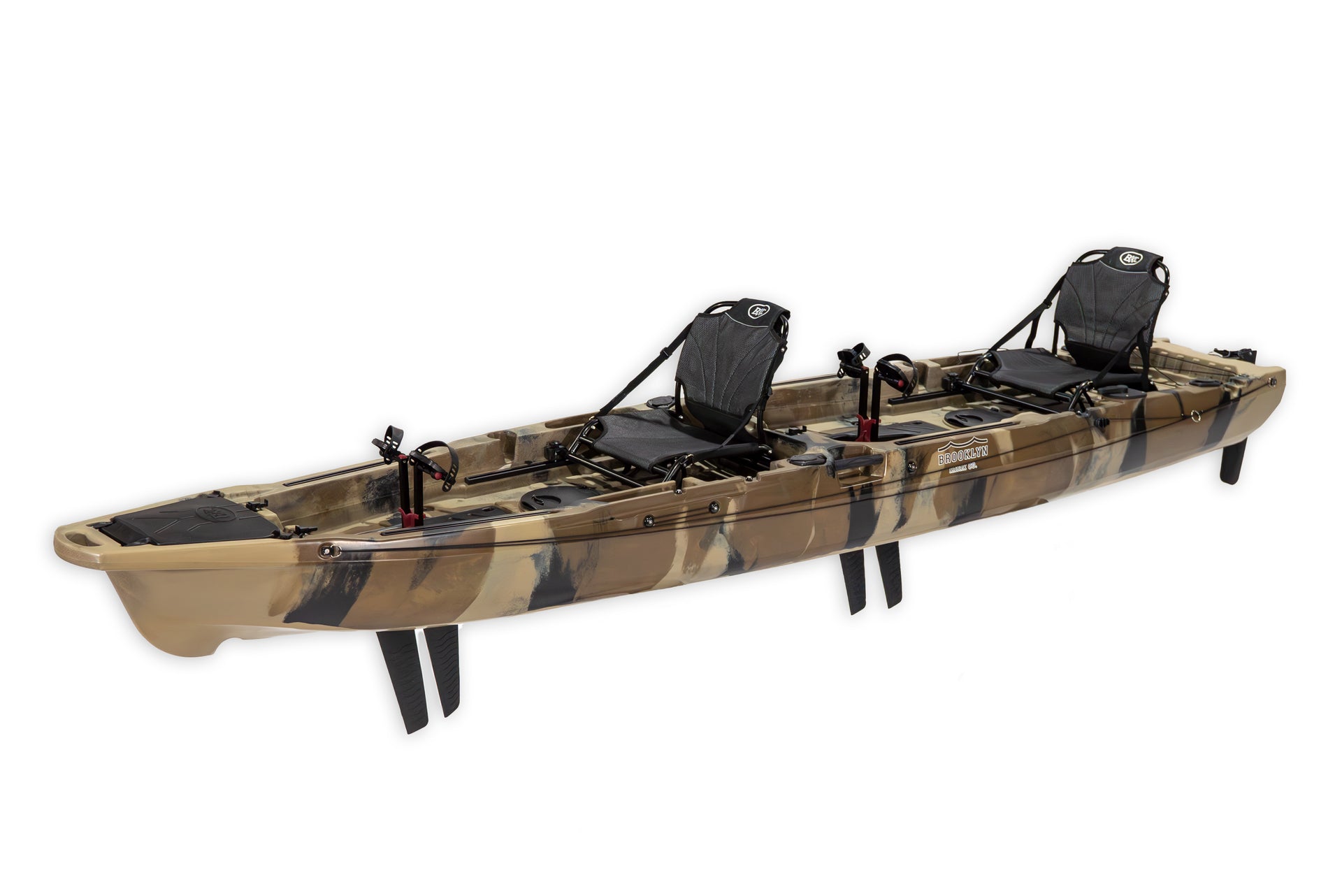 Brooklyn 14.0 Pro Tandem Pedal Kayak, camo - Brooklyn Kayak Company