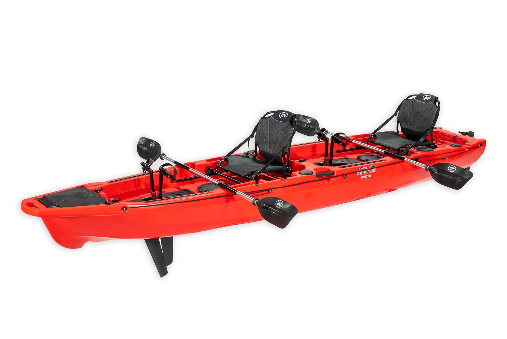 Brooklyn 14.0 Pro Tandem Pedal Kayak, red - Brooklyn Kayak Company