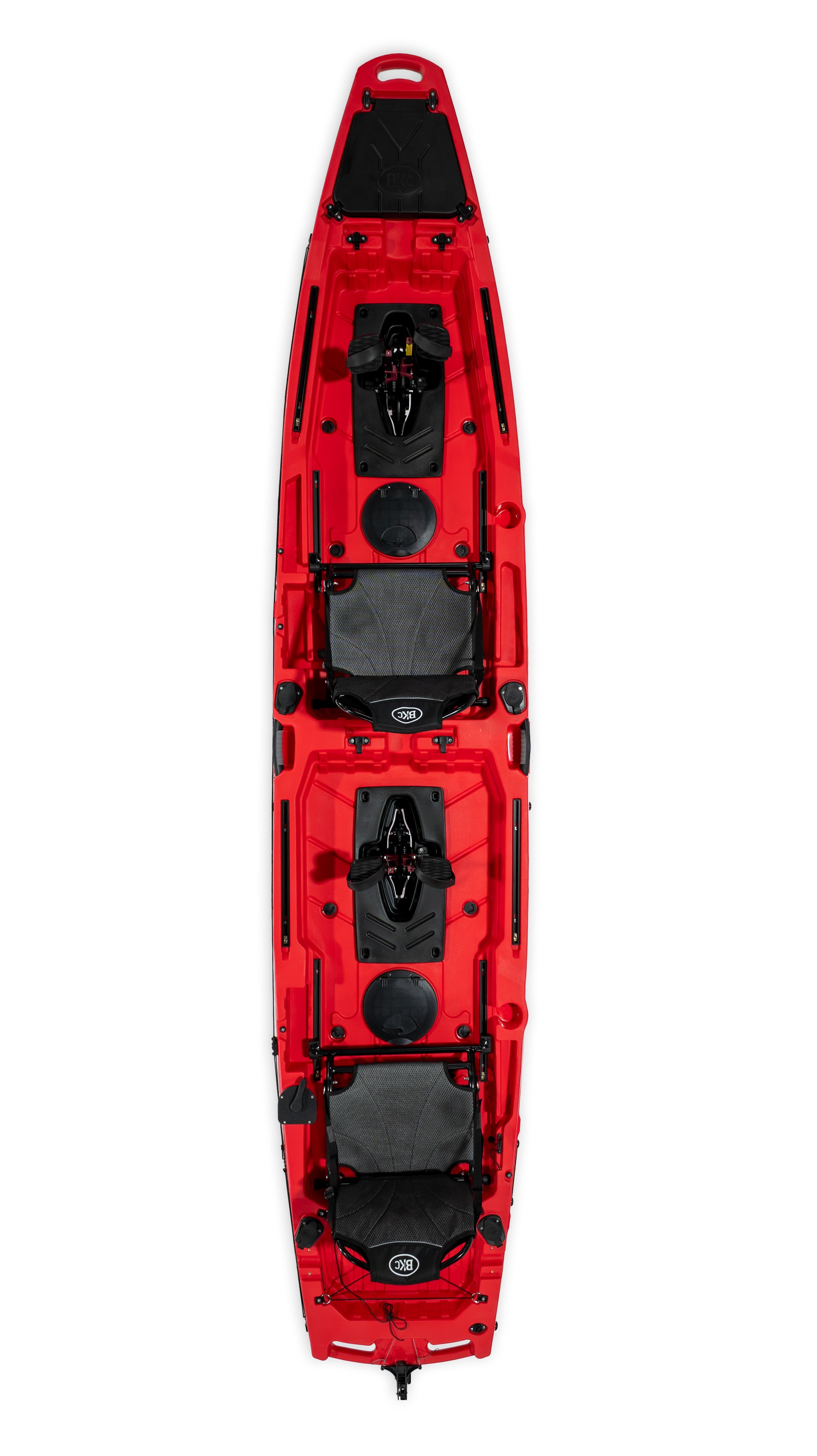 Brooklyn 14.0 Flipper Drive Pedal Kayak in red