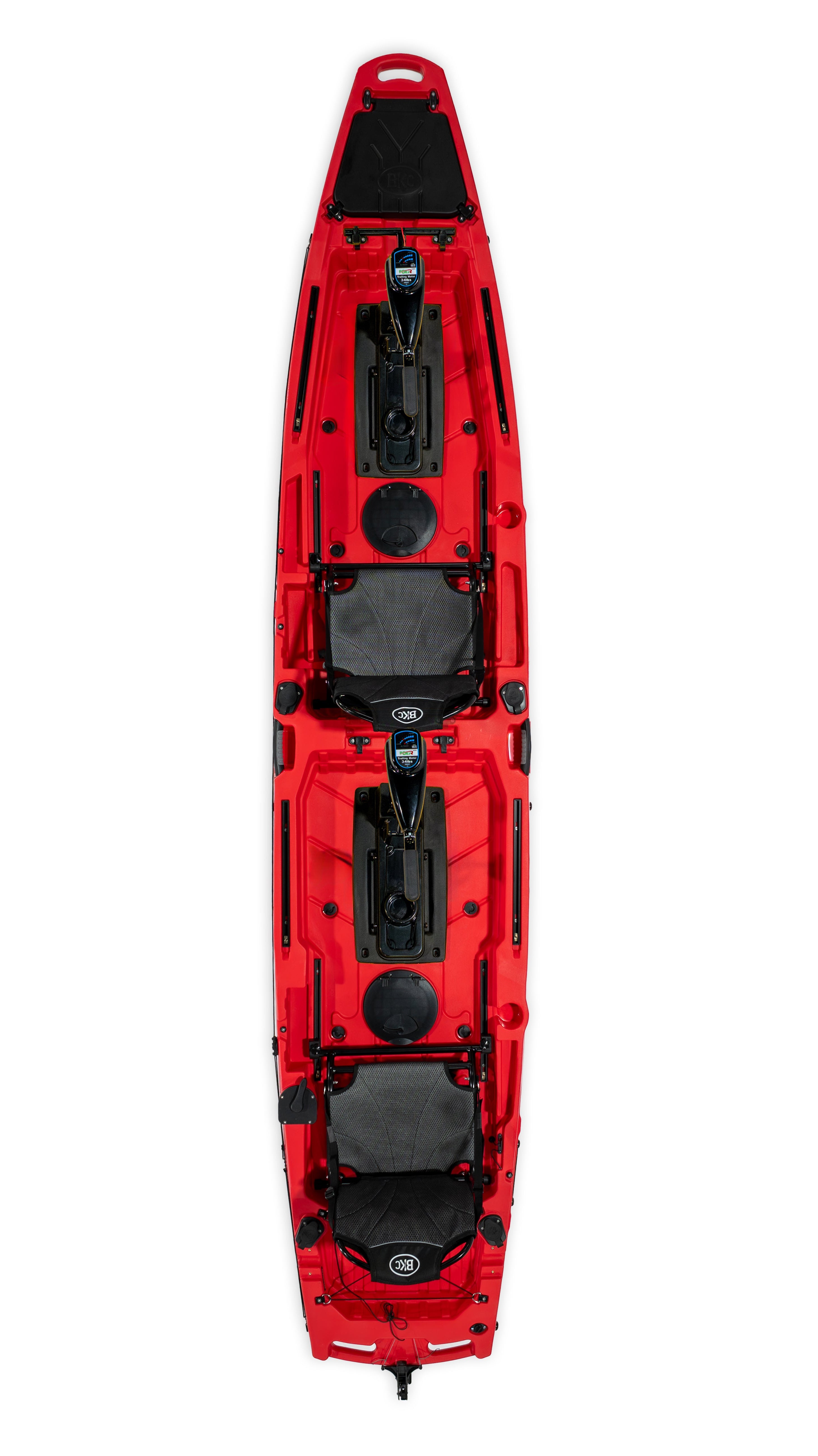 Brooklyn 14.0 Tandem Motor Drive Kayak in Red