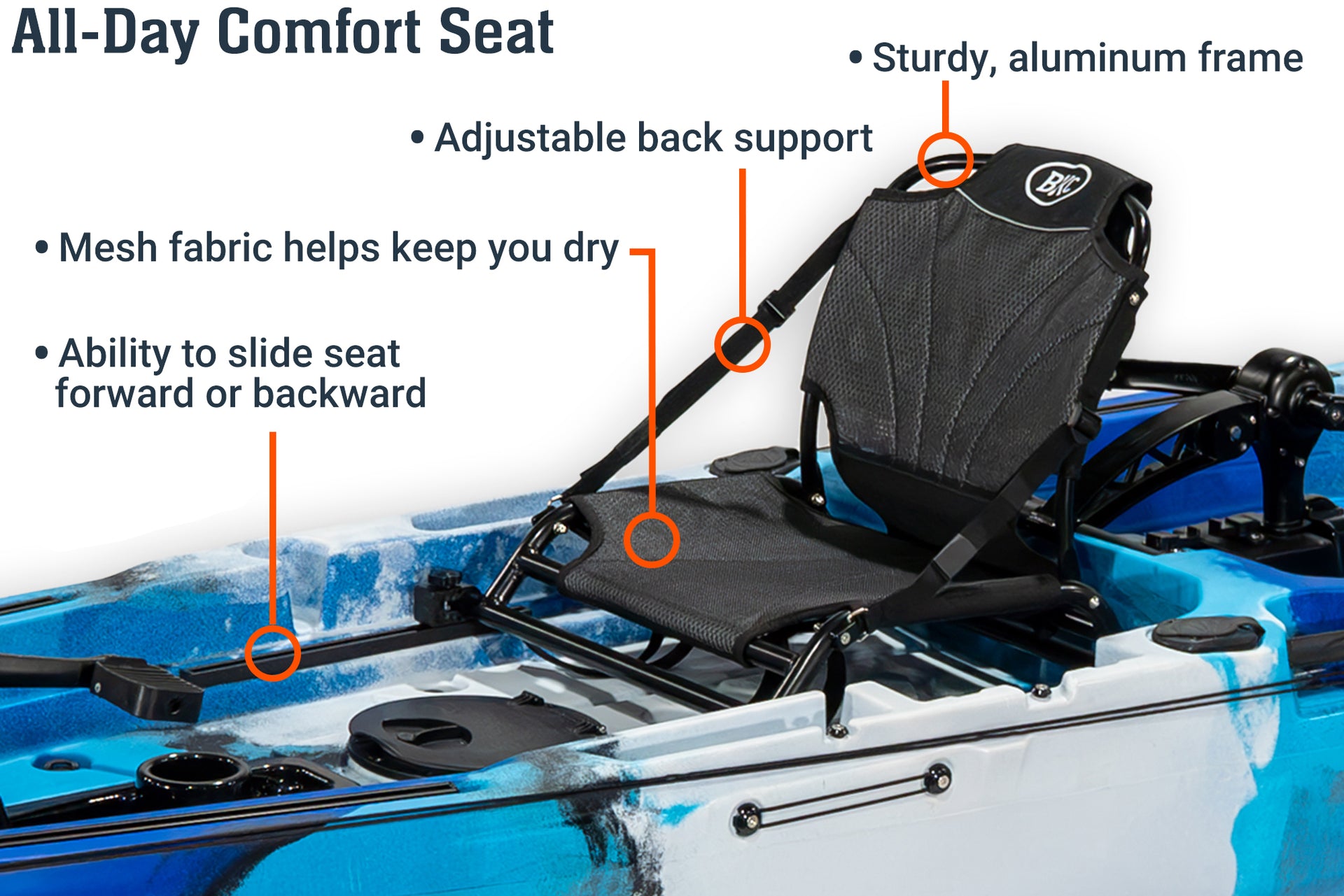 Brooklyn 14.0 Pro Tandem (Propeller) Pedal Kayak (PK14)