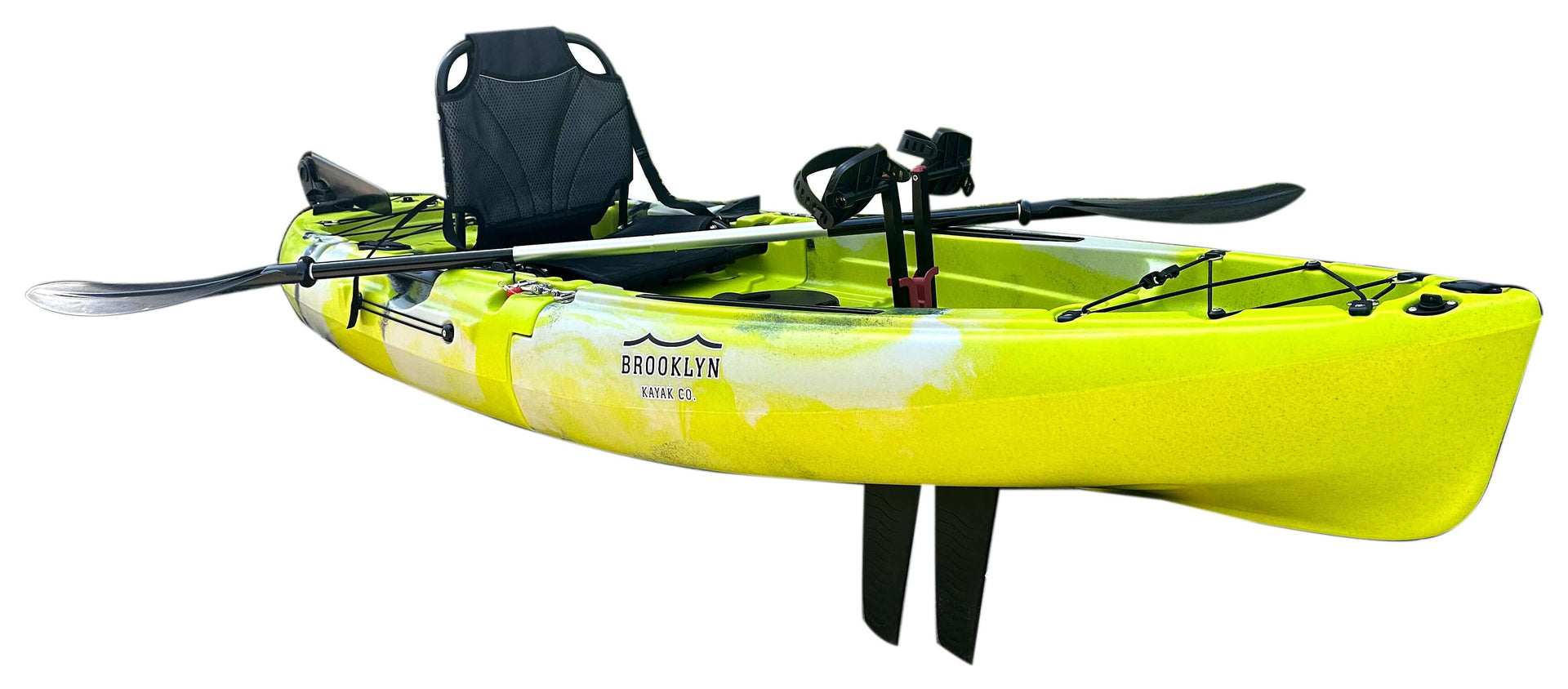 BKC MPK9 Modular Pedal Kayak, lime camo - Brooklyn Kayak Company