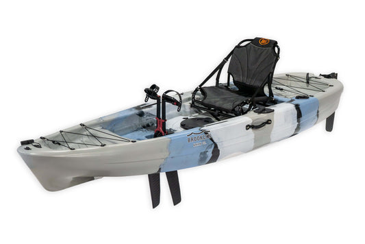 Brooklyn 10.0 Single Pedal Kayak, gray camo - Brooklyn Kayak Company