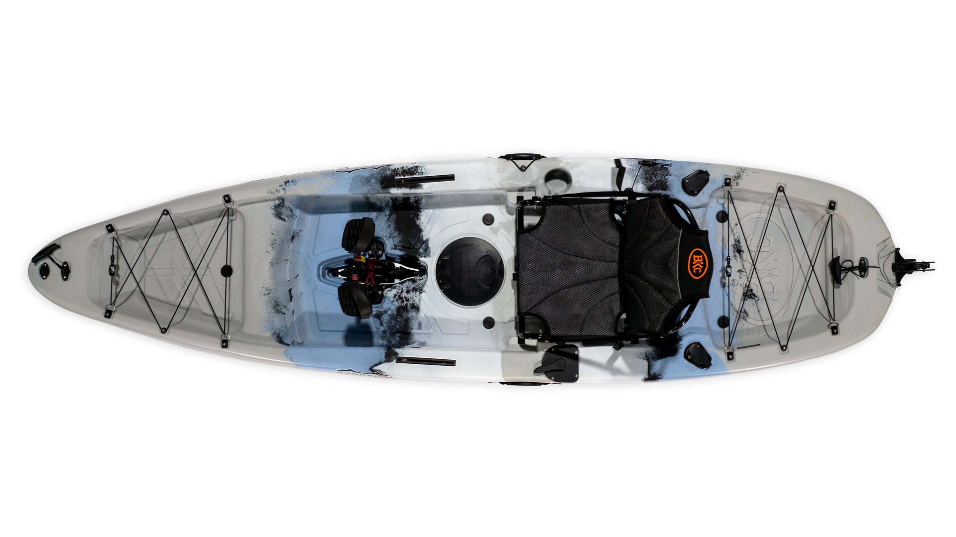 best pedal kayak BKC Brooklyn 10.0 Single Pedal Sit On Top Fishing Kayak Teal
