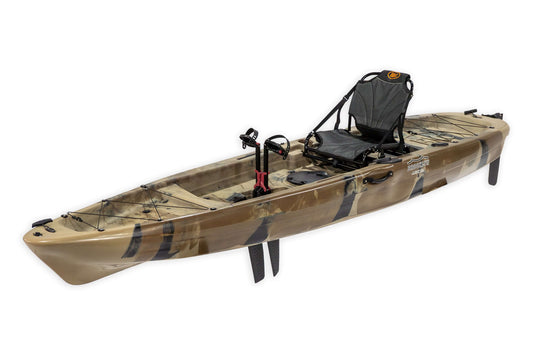 Brooklyn 12.0 Single Pedal Kayak, Camo - Brooklyn Kayak Company