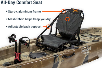12.0 single pedal kayak - Brooklyn Kayak Company