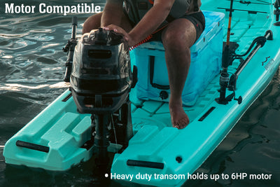 13.0 skiff boat, motor compatible - Brooklyn Kayak Company