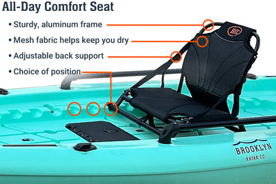 13.0 skiff boat, seat - Brooklyn Kayak Company