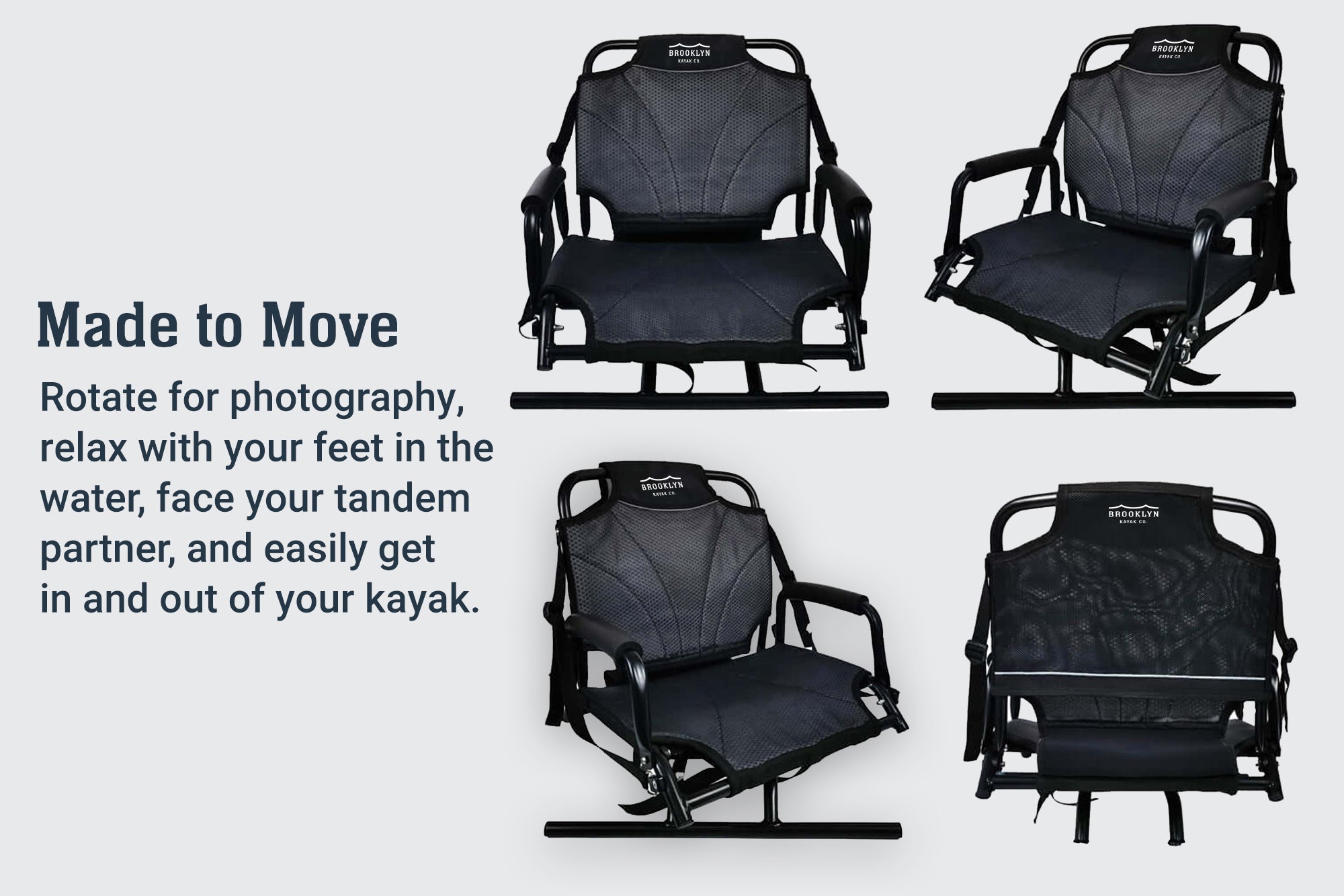 BKC Swivel Kayak Seat for Paddle Kayaks