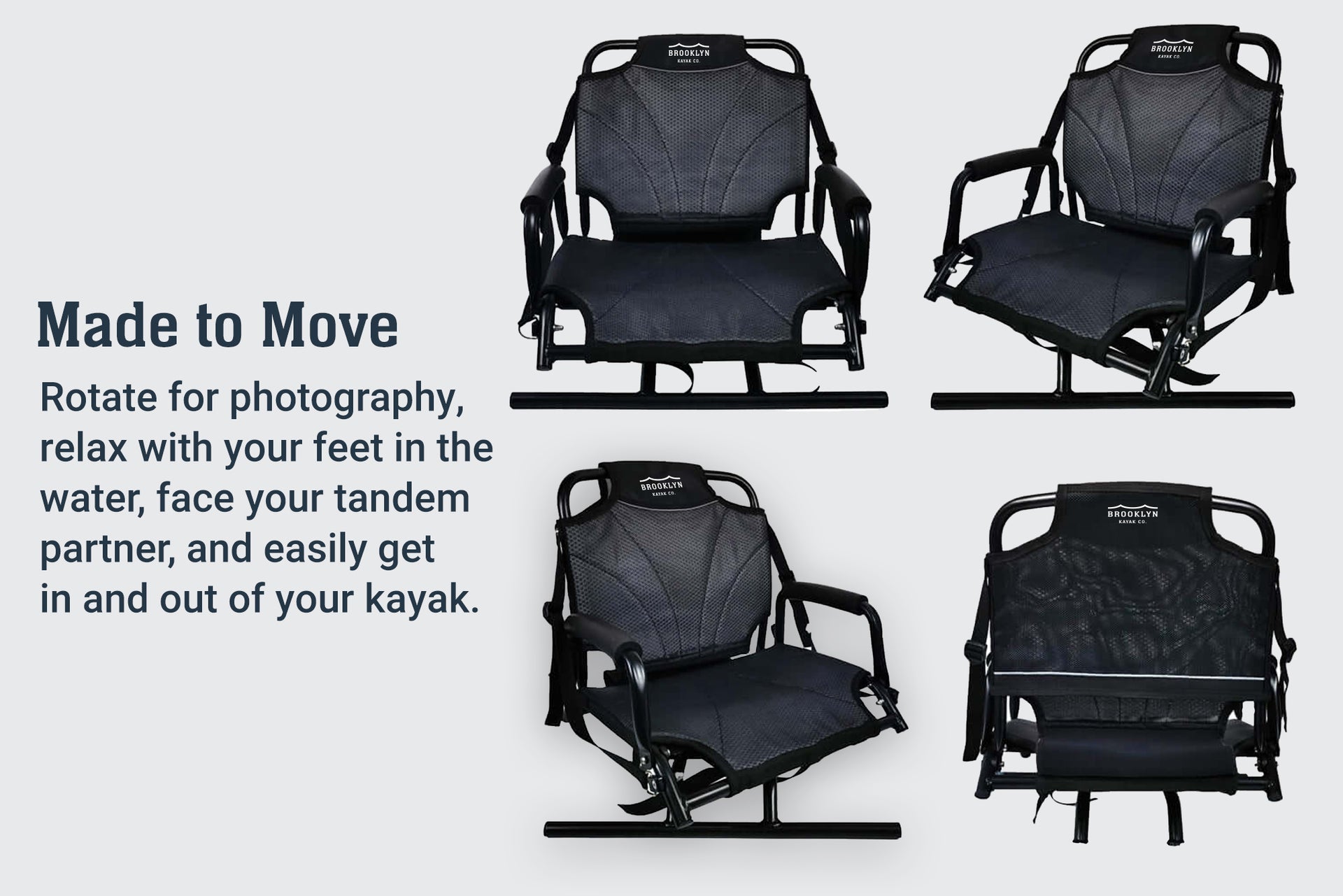 BKC Swivel Seat made to move for fishing, photography, and ease