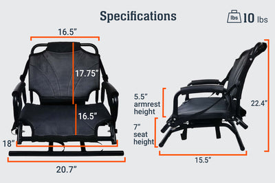 Brooklyn Kayak Company chair specifications