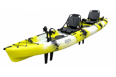 13.0 - Brooklyn tandem-modular-pedal-kayak-3-piece-MPT13-elecric eel-Brooklyn Kayak Company