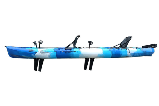 13.0 - Brooklyn tandem-modular-pedal-kayak-3-piece-MPT13-blue typhoon-Brooklyn Kayak Company