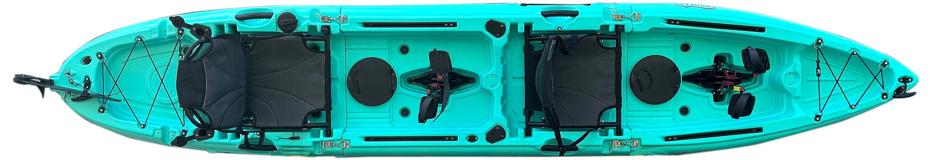 Brooklyn 13.0 3pc Tandem Modular Pedal Kayak (MPT13),Tahiti - Brooklyn Kayak Company