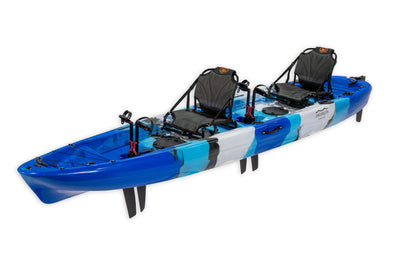 Brooklyn 13.5 Tandem Pedal Kayak, blue typhoon - Brooklyn Kayak Company