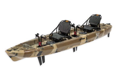 Brooklyn 13.5 Tandem Pedal Kayak, camo - Brooklyn Kayak Company