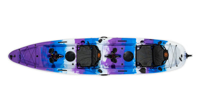 Brooklyn 13.5 Tandem Pedal Kayak, Royal Tide - Brooklyn Kayak Company