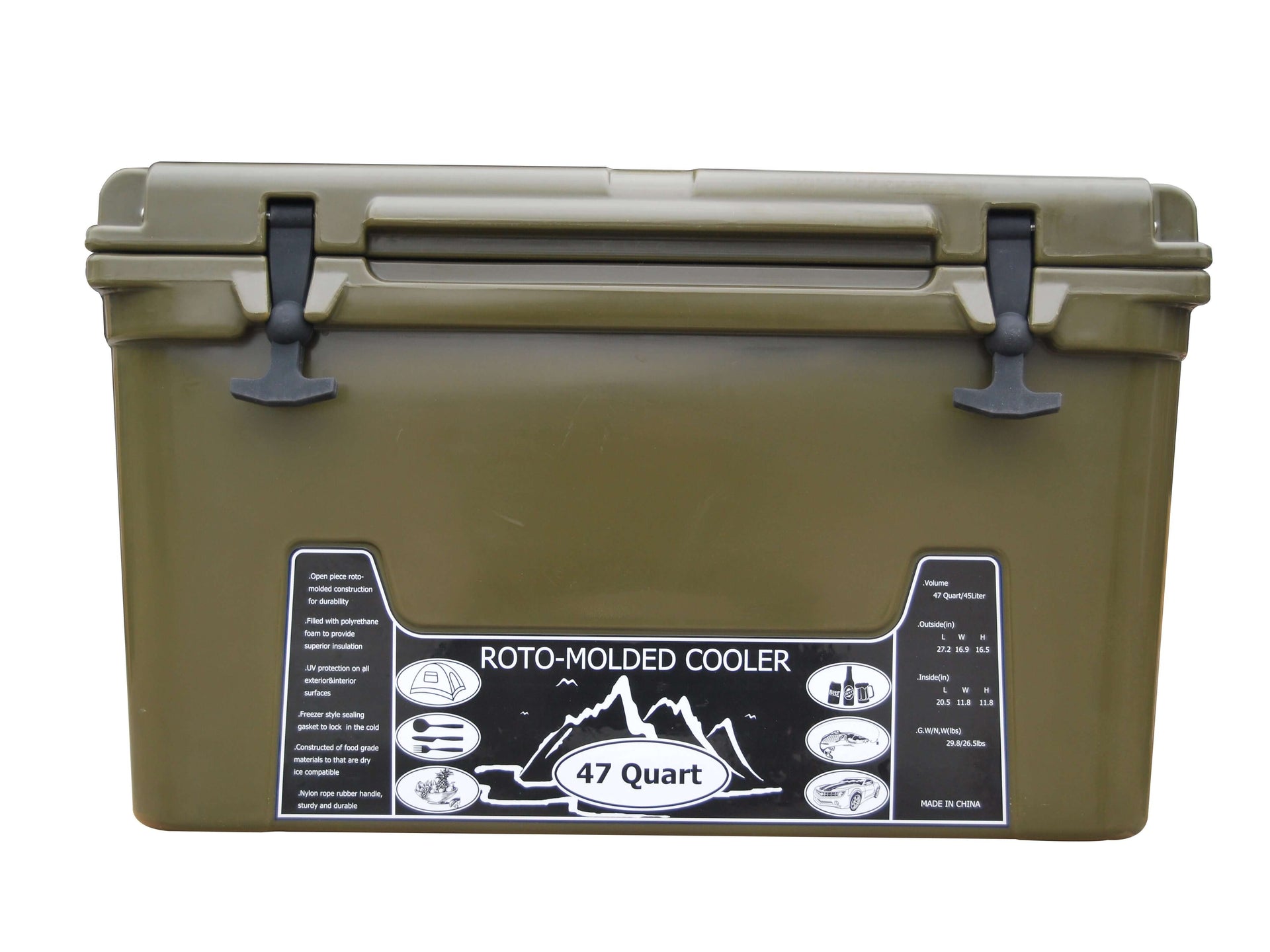 BKC RC291 Multi-Day Camping and Fisherman's Cooler - Brooklyn Kayak Company