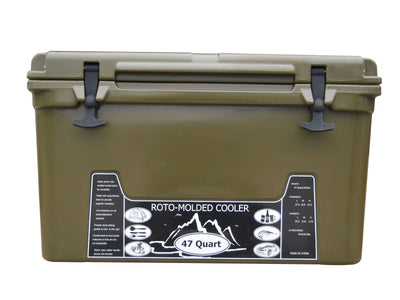 BKC RC291 Multi-Day Camping and Fisherman's Cooler - Army - Brooklyn Kayak Company