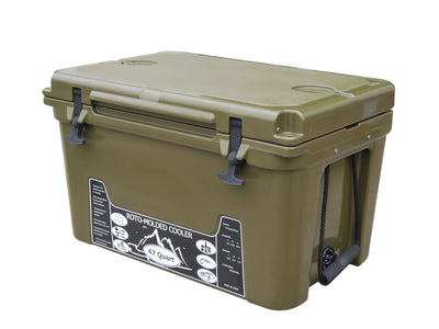 BKC RC291 Multi-Day Camping and Fisherman's Cooler - Army - Brooklyn Kayak Company