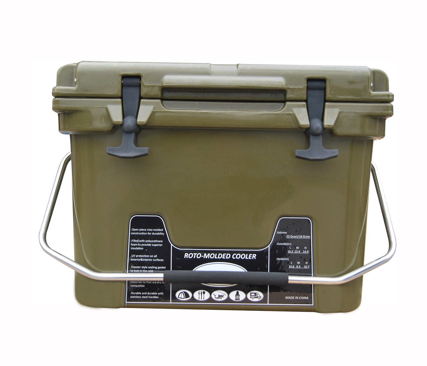 BKC RC291 Multi-Day Camping and Fisherman's Cooler - Brooklyn Kayak Company