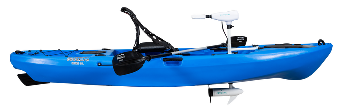 BKC PK11 Single Kayak with Trolling Motor - Brooklyn Kayak Company