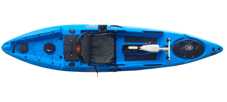 BKC PK12 Single Kayak with Trolling Motor - Brooklyn Kayak Company