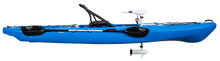 Load image into Gallery viewer, BKC PK13 Single Kayak with Trolling Motor blue - Brooklyn Kayak Company
