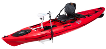 Load image into Gallery viewer, BKC PK12 Angler 12-foot Sit On Top Single Fishing Kayak Motorized w/ Trolling Motor, Paddle, and Upright Aluminum Seat
