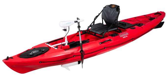 BKC PK12 Single Kayak with Trolling Motor - Brooklyn Kayak Company