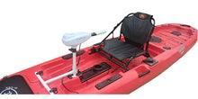Load image into Gallery viewer, BKC PK13 Single Kayak with Trolling Motor red - Brooklyn Kayak Company
