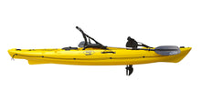 Load image into Gallery viewer, BKC PK12 Angler 12-foot Sit On Top Solo Fishing Kayak w/ Instant Reverse Pedal Drive, Hand Control Rudder, Paddle, and Upright Seat - Brooklyn Kayak Company
