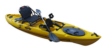 Load image into Gallery viewer, BKC PK12 Angler 12-foot Sit On Top Solo Fishing Kayak w/ Instant Reverse Pedal Drive, Hand Control Rudder, Paddle, and Upright Seat - Brooklyn Kayak Company
