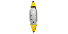 Load image into Gallery viewer, BKC IN13 Single Inflatable Kayak, yellow - Brooklyn Kayak Company
