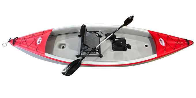 BKC IN13 Single Inflatable Kayak, red - Brooklyn Kayak Company