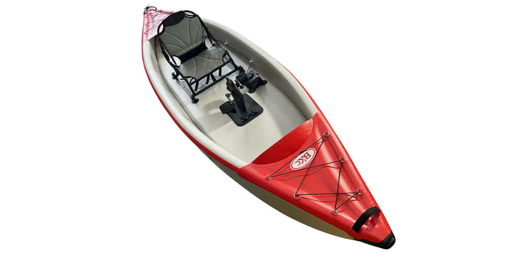 BKC IN13 Inflatable Kayak w/ Pedal Drive, 13-foot