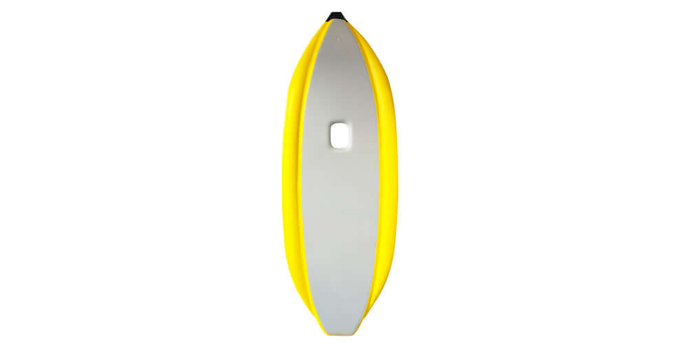 BKC SUP AIR 13-foot Inflatable Stand Up Paddle Board w/Pedal Drive, yellow - Brooklyn Kayak Company