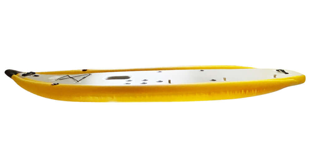 pedal fish sup air 11 BKC SUP Air 13-foot Inflatable Stand Up Paddle Board w/Pedal Drive, Seat, Paddle