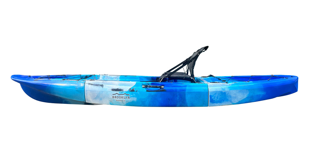 Brooklyn Kayak Company, BKC MPT12 3-Piece Modular Pedal Tandem Kayak [Kayak  Angler Buyer's Guide]