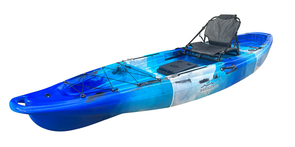 Brooklyn 12.0 Tandem Modular 3PC Kayak, Blue Camo