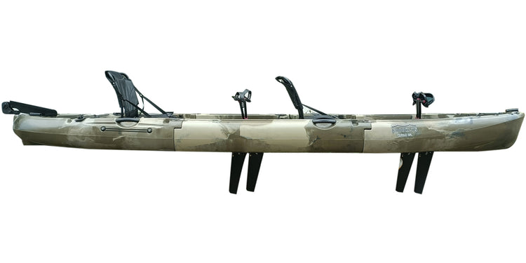 BKC MPT13 3-Piece Modular Pedal Tandem Kayak – Paddles & Seats Included